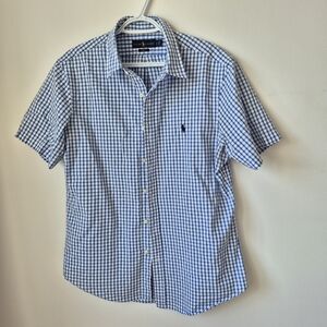Ralph Lauren Blue Label Blue  Casual Button Down Shirt -  Size US L